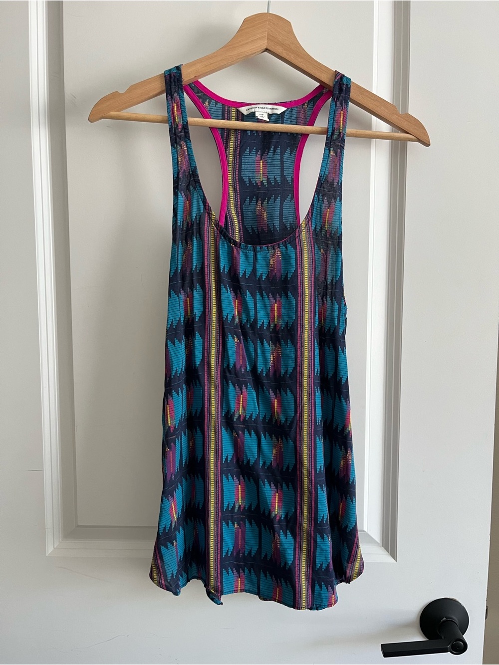 American Eagle Vintage Print Tank Top Sz S